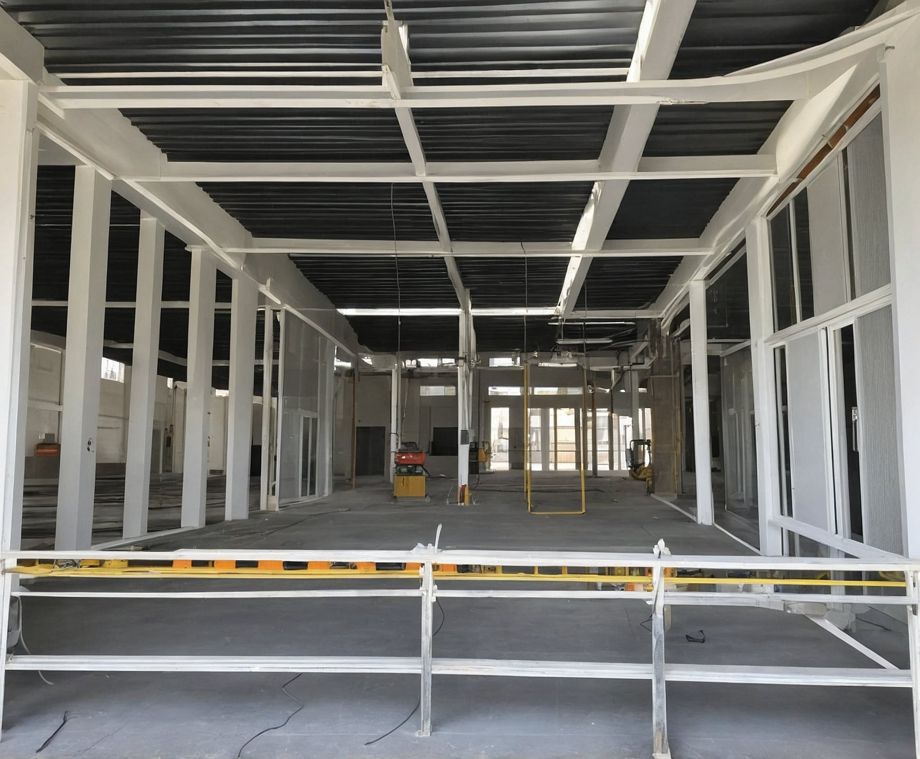 Instalación eléctrica eficiente en edificio comercial